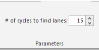 2. Parameters toolbar