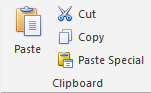 1. Clipboard toolbar