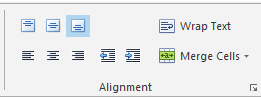 3. Alignment toolbar