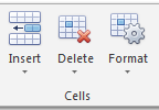 6. Cells toolbar