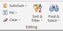 7. Editing toolbar