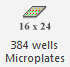 3. 384 wells microplate