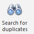 13. Search for 
duplicates