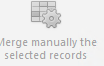 19. Merge manually the
selected records