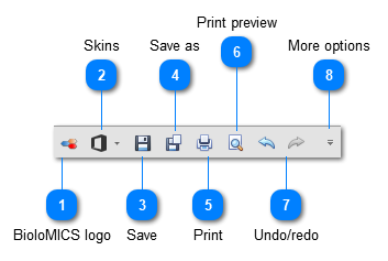 Quick access toolbar