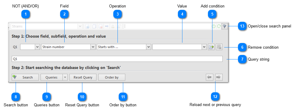 Simple and advanced queries