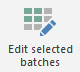 19. Edit selected
batches